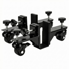 2 Pieces Door Moving Dolly Black Metal Material Handling Equipment Heavy Duty