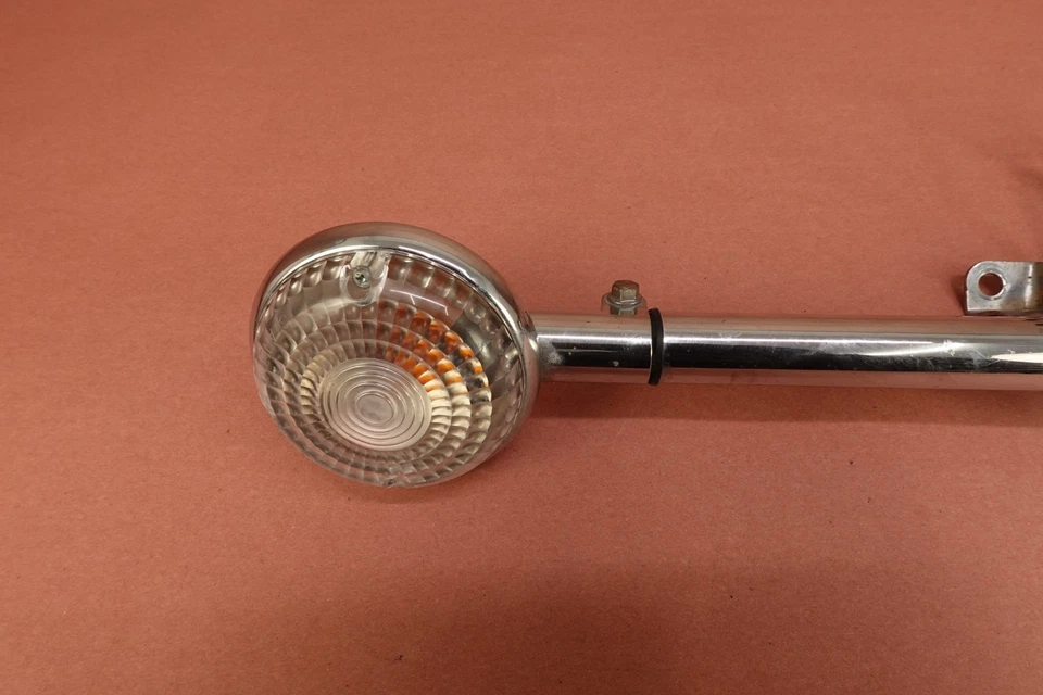 Barra de luz de señales de giro delanteras calibre clásico Yamaha V Star 650 XVS650 1998-2015 Foto 2 de 4