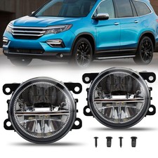 For Honda Pilot 2016-2018 Led Pair Front Bumper Fog Lights Driving Lamps Wbulbs