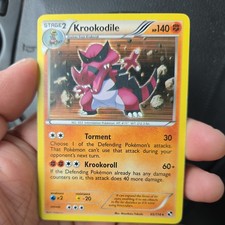 Krookodile 65/114 Black & White Holo