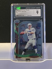 2002 Crown Royale Blue #61 Peyton Manning/175 CGC 9