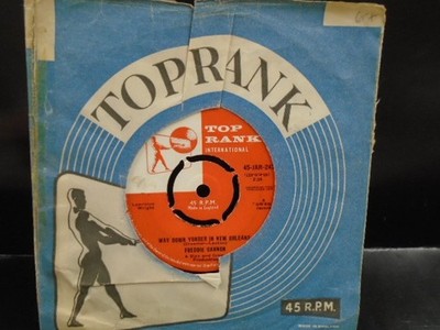 FREDDIE CANNON '' WAY DOWN YONDER IN NEW ORLEANS '' Or. UK TOP RANK  EX+ COND.