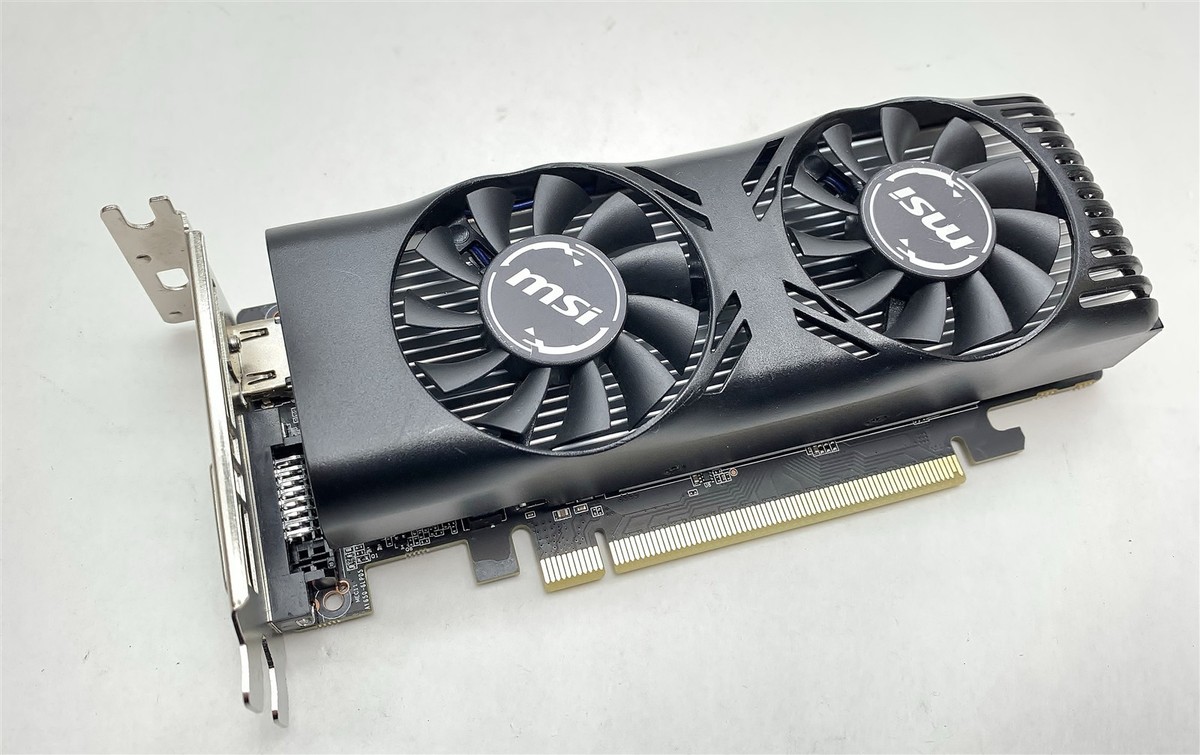 MSI NVIDIA GeForce GTX 1650 4GB GDDR5 Low-Profile Gaming MSI NVIDIA GeForce GTX 1650 4GB GDDR5 Low-Profile Gaming