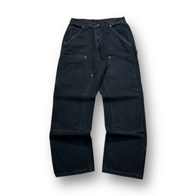Carhartt Double Knee Carpenter Hose Jeans W32 schwarz