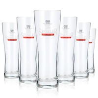 6X Sparkler Wasser Glas 0,4L PokalgläDer WassergläSer