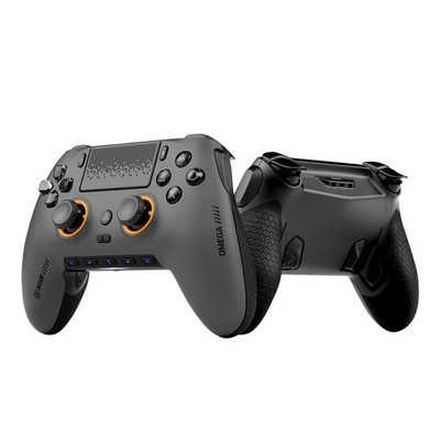 SCUF Omega Kabelloser Performance Gaming Controller Stahlgrau für PlayStation 5,