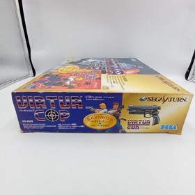 Virtua Gun Sega Saturn SS 1 Gun Controller & Virtua Cop Japane Game Boxed Tested