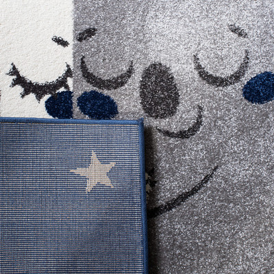 Safavieh Carousel Kids Collection Accent Rug - 2 X 3 Navy Grey Koala Design