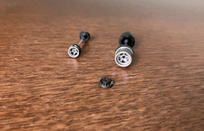 NMINT Aurora AFX 4 Gear Magnatraction Front/Rear Axles w/Mag Wheels  Crown Gear