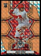 Juan Yepez - 2022 Panini Mosaic Fluorescent Orange Mosaic Prizm /25 #261 (RC)