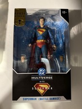 McFarlane Toys DC Multiverse Battle Damage Superman Action Figure Gold Label