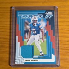 Panini 2025 Score Zoned In Jalen Ramsey Dolphins Memorabilia Patch ZON-JRY