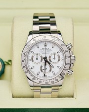 Rolex Daytona 116520 2015 White Dial Full Set APH