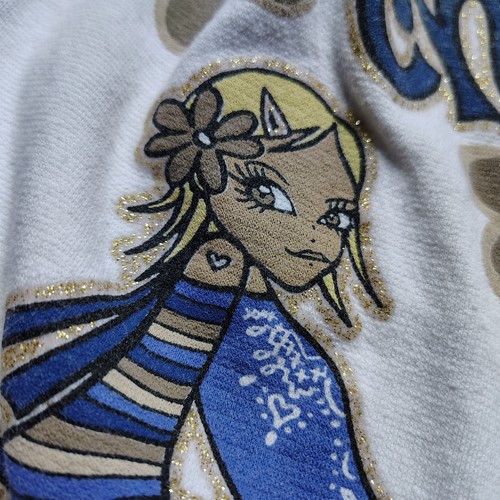 Y2K Girls L Cami Tank Top Fits Adult XS "Just Chillin" Butterfly Hippie Retro - Picture 3 of 9