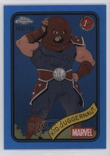2025 Topps Chrome Marvel Comics Blue Refractor 269/299 Kid Juggernaut #60 rw6
