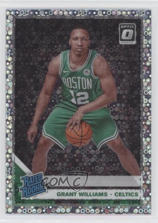 2019 Panini Donruss Optic Rated Rookie Fast Break Prizm Grant Williams #157 qr7