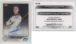 2022 Topps Chrome Formula 1 Auto Marcus Armstrong #CAC-MA Auto