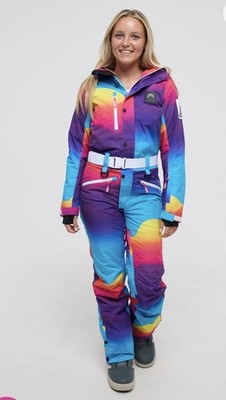 OOSC women s ski snow suit mambo sunset design size s RRP £349