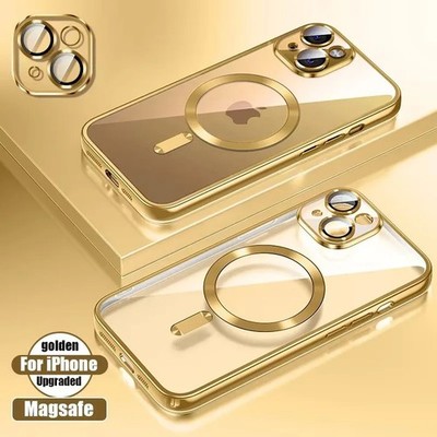 Clear Plating Ultra Thin Silicone Phone Case For iPhone 16 15 14 13 12 Pro Max