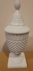 VTG Westmoreland Hobnail Apothecary Jar Candy Dish White Milk Glass Footed
