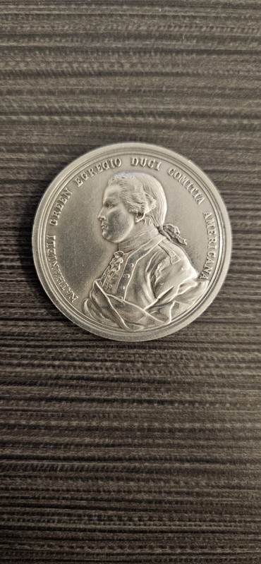 1973-76 America's First Medal Nathaniel Greene 1776 Revolution War Pewter N#51