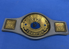 1998 Jakks Pacific World Wrestling Federation WWF Champion Blue Foam Belt