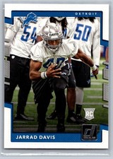 Jarrad Davis 360 2017 Donruss RC Rookie Detroit Lions Card. rookie card picture