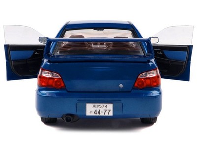 1/18 Solido 2003 Subaru Impreza WRX STI Diecast Model Car Sonic