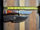Blade Bolt Damascus Steel Hunting Fixed Blade Clip Point Full Tang W sheath — photo 2