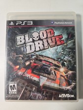 Blood Drive PS3 (Sony PlayStation 3, 2010) with Manual CIB