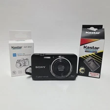 SONY Cyber-Shot DSC-WX9 Black Compact Digital Camera TESTED FOR PARTS OR REPAIR