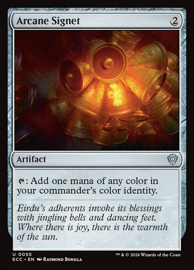 Arcane Signet 55 NM Lorwyn Eclipsed Commander MTG