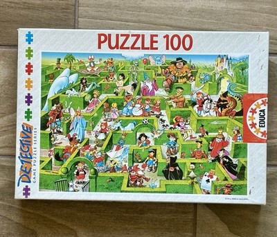 Educa 100pc Detective Game Puzzle Series: Garden 40 x 28cm Discovery Seek Find
