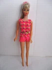 Vtg 1968 TNT Twist 'N Turn Barbie Doll w/Swimsuit & Belt-Ash Blonde