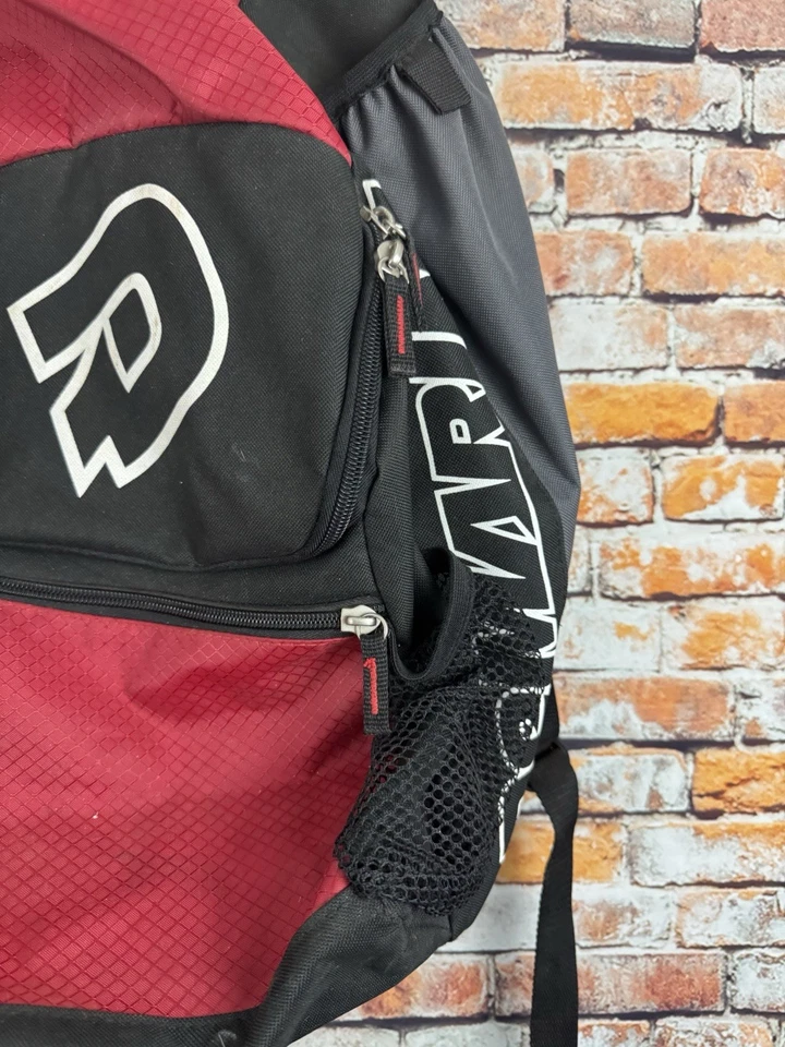 DeMarini Rojo y Negro Béisbol Softbol Equipo Bolsa Mochila 20" Foto 3 de 4