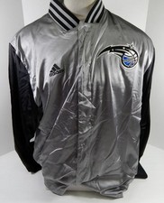 2014-15Orlando Magic Game Issued Silver & Black Warm-Up Jacket 3XL DP65018