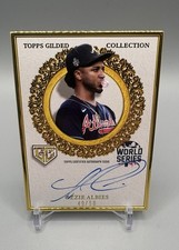 Topps Gilded Collection 2025 Ozzie Albies Gilded Champions Auto 49/50 Braves