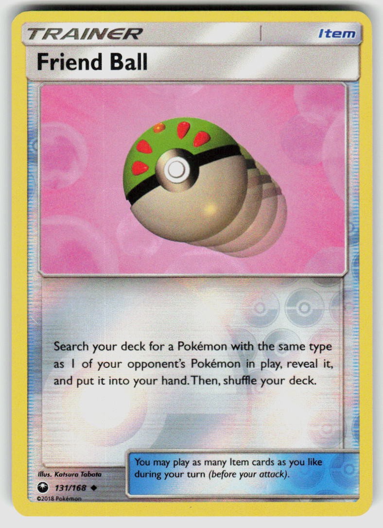 FRIEND BALL 131/168 CELESTIAL STORM UNCOMMON REVERSE HOLO POKEMON