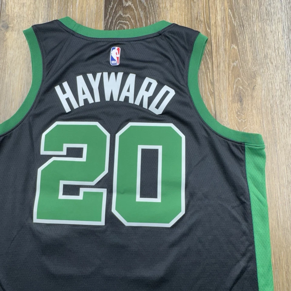 Camiseta de los Boston Celtics Gordon Hayward para hombre 52 negra Nike NBA Swingman ¡Auténtica! Foto 4 de 4