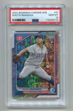 2024 Bowman Chrome Mega Box - SHOTA IMANAGA - MOJO Refractor Rookie #41   PSA 10