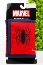 Cartera para niños Marvel Spiderman roja Spiderman triple plegable NUEVO regalo de cumpleaños