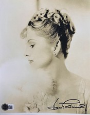 Joan Fontaine Signed 8x10 Photo BAS Beckett COA Autograph Hollywood Legend