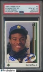 1989 Upper Deck Star Rookie #1 Ken Griffey Jr RC HOF PSA 10 PSA/DNA 10 AUTO
