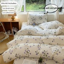 100 Cotton Bedding Set Boys Girls Twin Queen Size Duvet Cover Pillowcase 3pcs