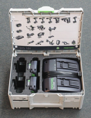 Festool 577079 Energy Set SYS 18V 2x5.0/TCL 6 DUO