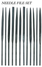 Needle File Set 12PC Precision Jewelry Files Cut Jeweler Hobby Artist
