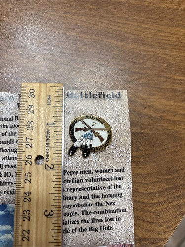 Big Hole National Battlefield Montana Travel Souvenir Lapel Or Hat Pin 2007 - Bild 6 von 7