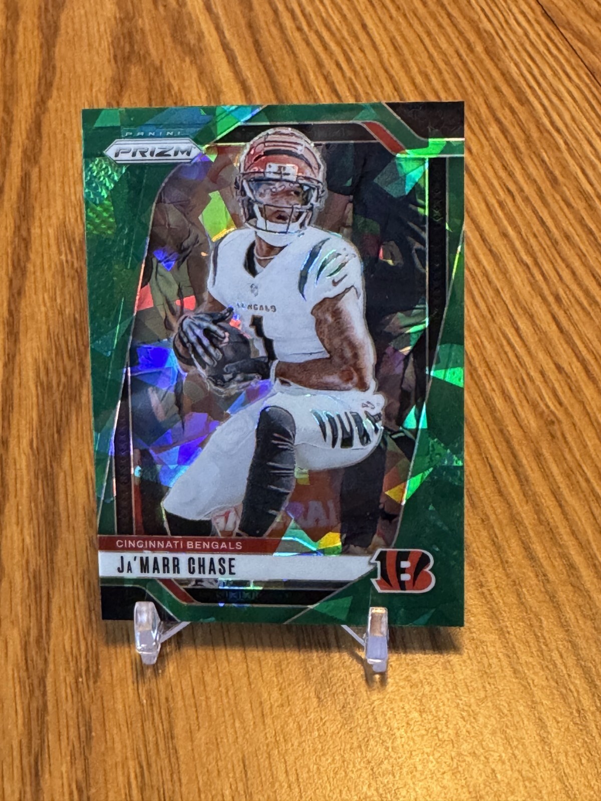 2024 Jamarr Chase Green Ice Prizm #57 Cincinnati Bengals