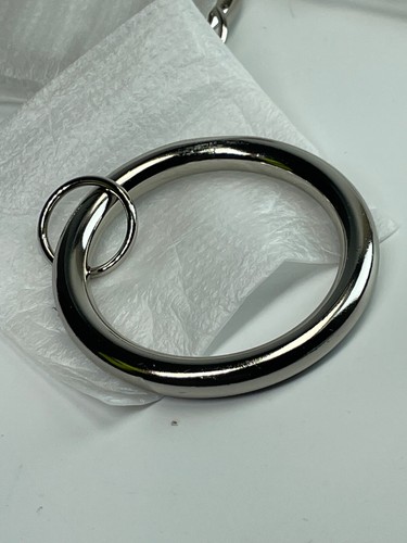 NEW Rings Restoration Hardware CLASSIC Loop POLISHED Nickel Silver LARGE - Picture 2 of 6