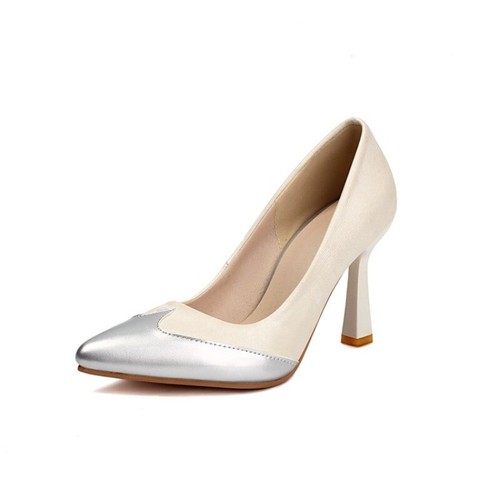 Mode Damen Neu 2025 Frühling Schuhe Pumps Spitz zulaufend High Heel Schuhe Übergröße - Bild 22 von 28